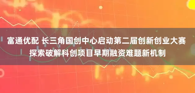 富通优配 长三角国创中心启动第二届创新创业大赛 探索破解科创项目早期融资难题新机制